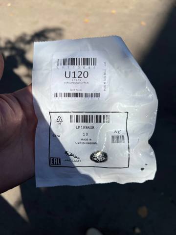 LR183648 Land Rover Nakładka na miskę olejową