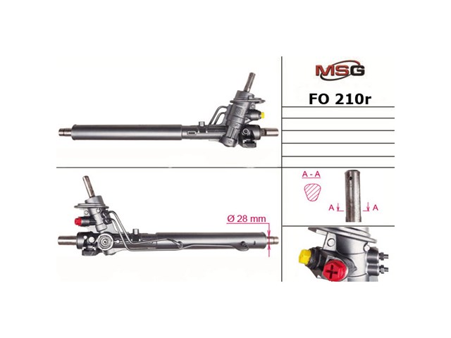 Listwa kierownicza (maglownica) MSG Rebuilding FO210R cena, od 293,70 USD
