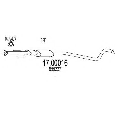 1700016 Ford Zestaw sprzęgła (3 części)