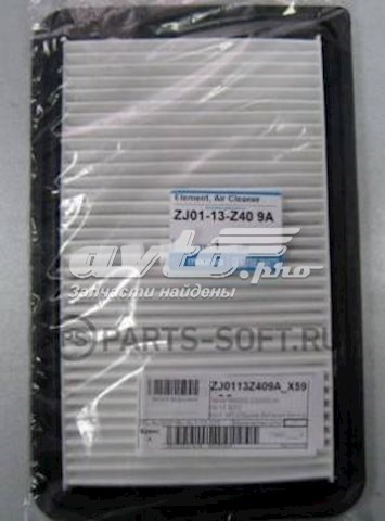 Do koszyka ZJ0113Z409A Mazda Filtr powietrza