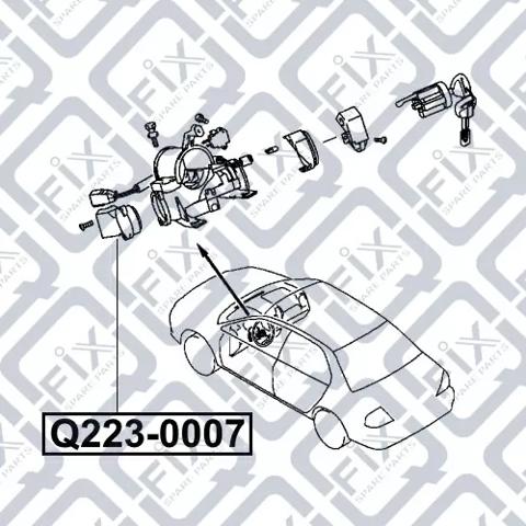 Kostka stacyjki zapłonowej Q2230007 Q-fix