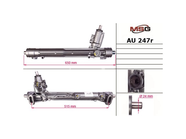 Do koszyka AU247R MSG Rebuilding Listwa kierownicza (maglownica)