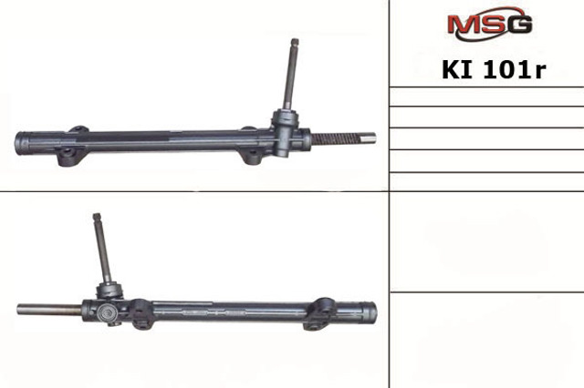 Do koszyka KI101R MSG Rebuilding Listwa kierownicza (maglownica)