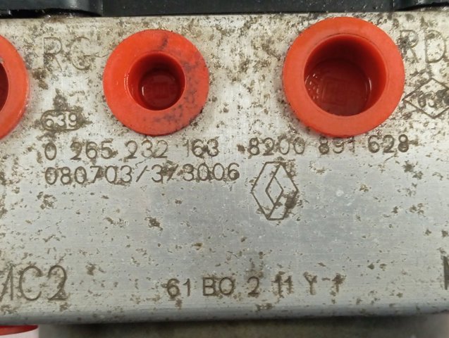 Sterownik ABS  hydrauliczny Renault (RVI) 0265232163 cena, od 146,80 USD