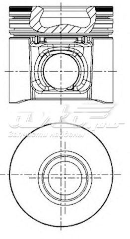 Tłok, komplet do jednego cylindru, STD 8743700010 Nural