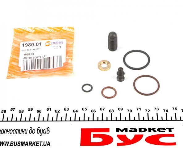 Do koszyka 3198001 Autotechteile Zestaw naprawczy wtryskiwacza