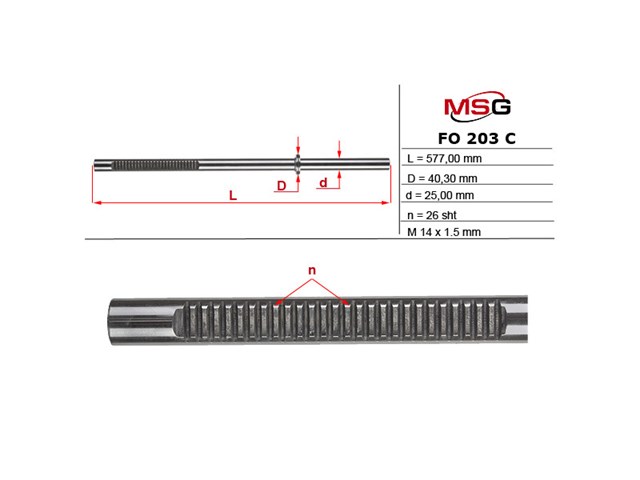 Listwa kierownicza (maglownica) Ford Focus IV