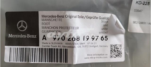 Osłona cięgna zmiany biegów Mercedes 9702681997 cena, od 237,93 USD