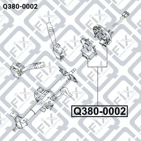 Do koszyka Q3800002 Q-fix Pierścień kontaktowy AIRBAG, taśma kierownicy
