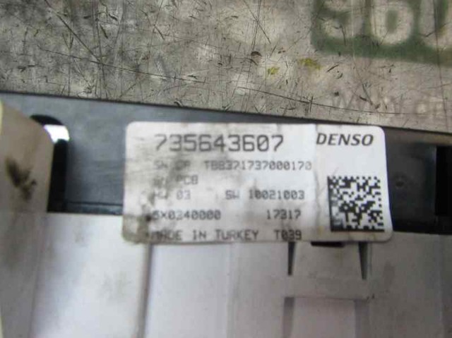Sterownik trybów ogrzewania/klimatyzacji Fiat Tipo EGEA sedana (356) (2015 - 2026) cena, od 82,13 USD