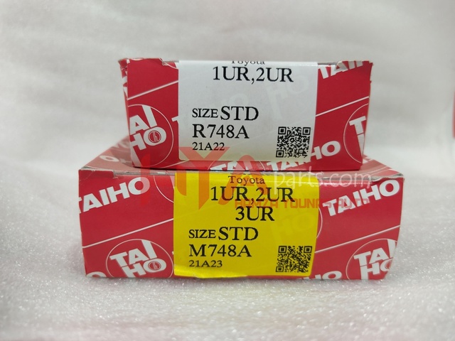Panewki główne wału korbowego, zestaw, standardowe (STD) M748ASTD Taiho