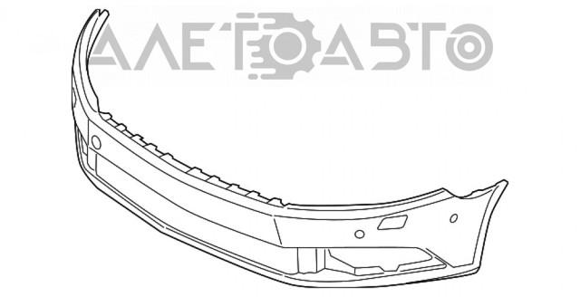 Zderzak przedni Volkswagen Passat CC (358)