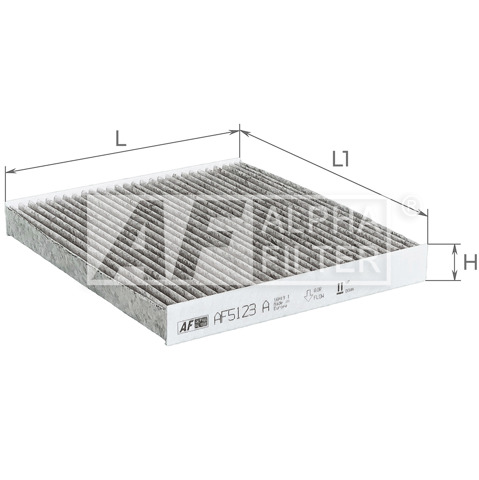 Do koszyka AF5123A Alpha Filter Filtr kabiny