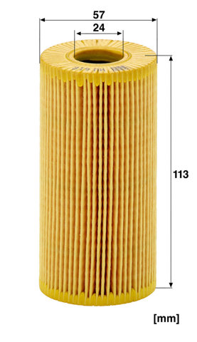 Do koszyka HU618Y Mann-Filter Filtr oleju