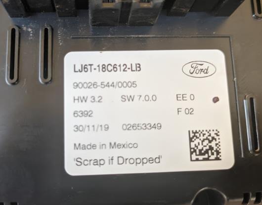 Do koszyka Sterownik trybów ogrzewania/klimatyzacji Ford Escape III DFK
