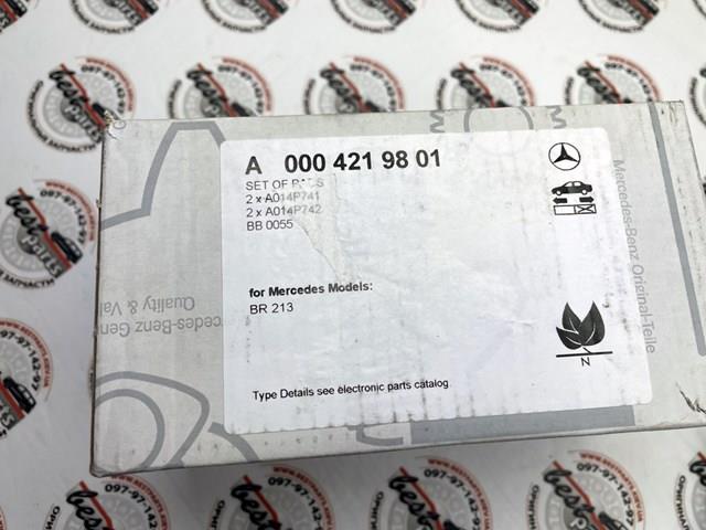 Okładziny (klocki) do hamulców tarczowych tylne Mercedes A0004219801 cena, od 65,47 USD