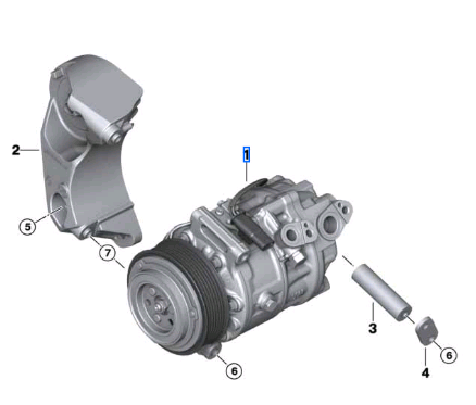 64529380568 BMW sprężarka klimatyzacji