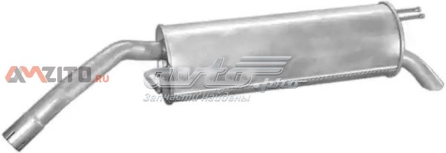 07424 Polmostrow Tłumik, tylna część