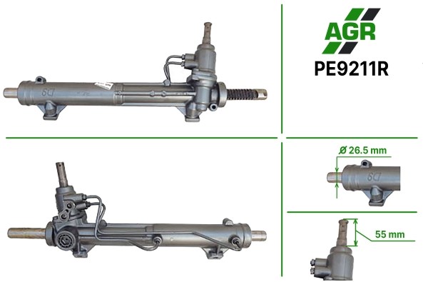 PE9211R AGR listwa kierownicza (maglownica)