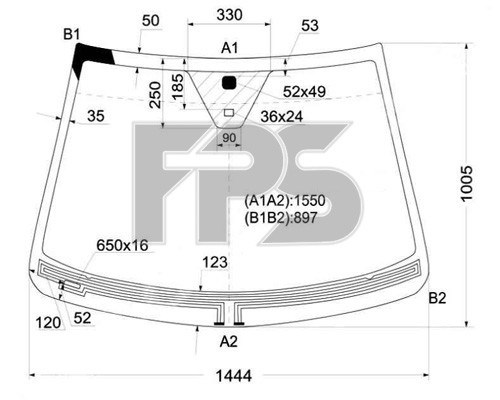 Szyba przednia do Opel Antara A L07