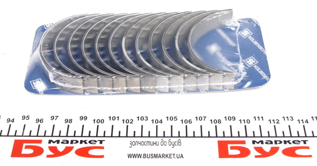 Panewki korbowodowe wału korbowego, zestaw, 1. naprawa (+0,25) Mercedes GL 