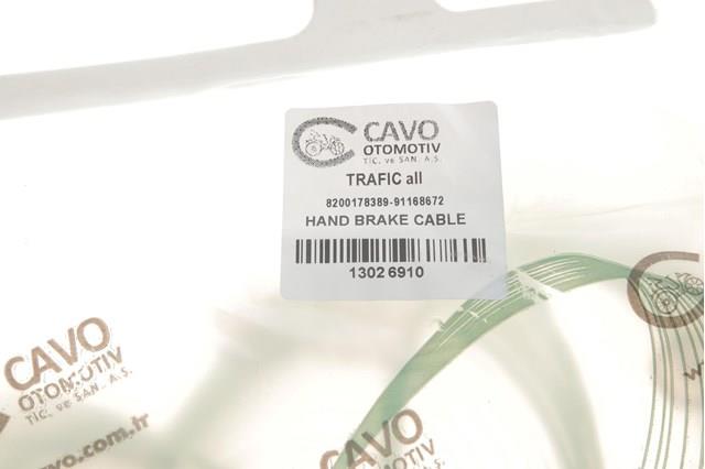 1302691 Cavo Linka hamulca ręcznego tylna lewa